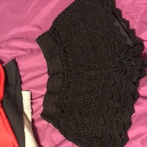 Cute lace shorts